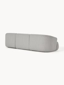 Modulares Sofa Sofia (3-Sitzer), Bezug: 100 % Polypropylen Der ho, Gestell: Fichtenholz, Spanplatte, , Füße: Kunststoff Dieses Produkt, Webstoff Grau, B 277 x T 103 cm