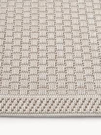 Tapis rond d'extérieur Toronto, 100 % polypropylène, Beige, Ø 120 cm (taille S)