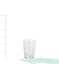 Vasos acrílico Swirly, 2 uds., Acrílico, Transparente, Ø 9 x Al 12 cm