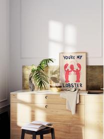 Poster You're My Lobster, Papier

Dieses Produkt wird aus nachhaltig gewonnenem, FSC®-zertifiziertem Holz gefertigt., Korallrot, Off White, B 70 x H 100 cm