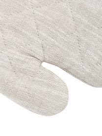 Guanti da forno in cotone beige Kari 2 pz, Cotone, Beige, Larg. 17 x Lung. 27 cm