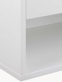 Nástenný nočný stolík Cholet, Lakovaná MDF-doska strednej hustoty, Biela, Š 50 x V 24 cm