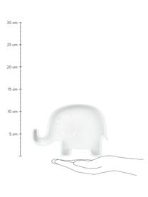 Kinder-Speiseteller Elefant aus Porzellan, Porzellan, Weiss, 18 x 2 cm
