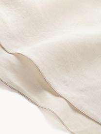 Nappe ronde en lin avec passepoil Kennedy, 100 % lin délavé

Le lin est une fibre naturelle qui se caractérise par ses propriétés respirantes, sa résistance et son toucher doux

Le matériau est certifié STANDARD 100 OEKO-TEX®, 6760CIT, CITEVE, Blanc crème, beige, 4-6 personnes (Ø 180 cm)