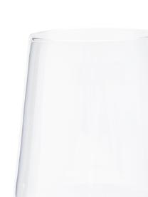 Copas de vino blanco sopladas artesanalmente Ays, 4 uds., Vidrio, Transparente, Ø 6 x Al 24 cm, 418 ml