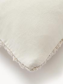 Housse de coussin en soie Rowan, Beige clair, larg. 45 x long. 45 cm