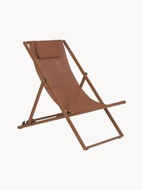 Tumbona plegable Taylor, Asiento: plástico (610 g/m²), Estructura: aluminio con pintura en p, Turrón, An 61 x L 102