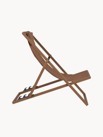 Tumbona plegable Taylor, Asiento: plástico (610 g/m²), Estructura: aluminio con pintura en p, Turrón, An 61 x L 102