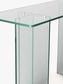 Glas-Konsole Anouk, Glas, Transparent, B 120 x H 75 cm