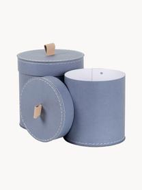 Boîtes de rangement Leonore, 2 élém., Gris-bleu, Lot de tailles différentes