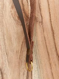 Doska na krájanie z akáciového dreva s koženým pútkom Acacia, rôzne veľkosti, Akáciové drevo, Ø 33 cm