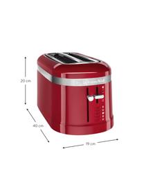 Toaster Design Collection in Rot für 4-Scheiben, Gehäuse: Kunststoff, Rot, B 19 x H 20 cm