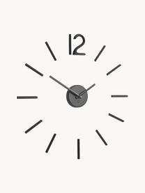 Zegar ścienny Blink, Aluminium lakierowane, Czarny, Ø 60 cm
