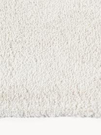 Tappeto morbido a pelo lungo Leighton, Retro: 70% poliestere, 30% coton, Bianco latte, Larg. 120 x Lung. 180 cm (taglia S)
