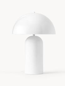 Lampada da tavolo retrò grande Walter, Bianco lucido, Ø 38 x Alt. 55 cm