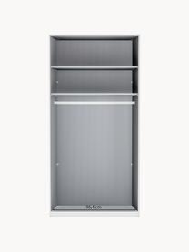 Drehtürenschrank Monaco, 2-türig, Korpus: Holzwerkstoff, foliert, Griffe: Metall, beschichtet, Holz, B 99 x H 216 cm