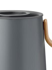 Thermos opaco Emma 1.2 L, Rivestimento: smalto, opaco, Manico: legno di faggio, Grigio opaco, 1.2 L