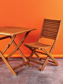 Krzesło składane z drewna Somerset, 2 szt., Drewno akacjowe, olejowane, Drewno akacjowe, S 50 x G 63 cm
