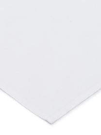 Serviettes de table pur lin Ruta, 6 pièces, Blanc neige, larg. 43 x long. 43 cm