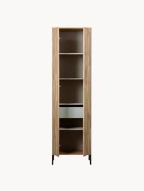 Schrank Avourio aus Eichenholz mit geriffelter Front, Korpus: Eichenholz, Eichenholz, B 60 x H 210 cm