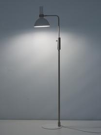 Lampa do czytania z metalu z funkcją przyciemniania Larry, Biały, odcienie srebrnego, S 33 x W 146 cm