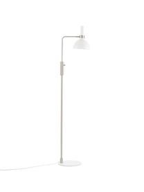 Lampa do czytania z metalu z funkcją przyciemniania Larry, Biały, odcienie srebrnego, S 33 x W 146 cm