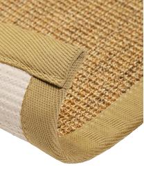 Tappeto in sisal beige Leonie, Retro: lattice, Beige, Larg. 300 x Lung. 400 cm (taglia XL)