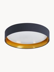 LED-Deckenleuchte Mallory, Diffusorscheibe: Kunststoff, Dunkelblau, Goldfarben, Ø 41 x H 10 cm