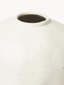 Jarrón de suelo grande de gres Bruno, Cerámica de gres, Blanco Off White, Ø 39 x Al 62 cm