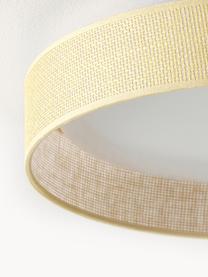 LED-Deckenleuchte Helen Nature, Diffusorscheibe: Kunststoff, Hellgelb, Ø 52 x H 11 cm