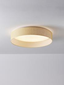 LED plafondlamp Helen Nature, Diffuser: kunststof, Lichtbeige, Ø 52 x H 11 cm