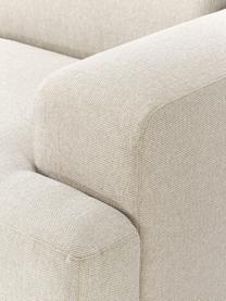 Ecksofa Melva (4-Sitzer), Bezug: 100 % Polyester Der strap, Gestell: Massives Kiefern- und Fic, Füße: Kunststoff Dieses Produkt, Webstoff Hellbeige, B 319 x T 195 cm, Eckteil links