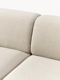 Ecksofa Melva (4-Sitzer), Bezug: 100 % Polyester Der strap, Gestell: Massives Kiefern- und Fic, Webstoff Hellbeige, B 319 x T 195 cm, Eckteil links