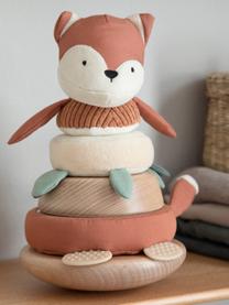 Stapelspeelgoed Sparky the Fox, set van 6, Bekleding: 70% katoen, 25% polyester, Oranjetinten, meerkleurig, Ø 14 x H 27 cm