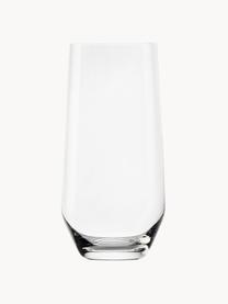 Bicchieri alti in cristallo Revolution 6 pz, Cristallo, Trasparente, Ø 7 x Alt. 14 cm, 360 ml