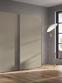 Schuifdeurkast Oliver met 2 deuren, inclusief montageservice, Frame: panelen op houtbasis, gel, Beige, 302 x 225 cm