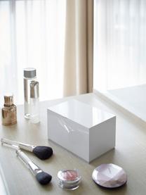 Boîte de rangement Veil, Plastique, Blanc, larg. 16 x prof. 9 cm