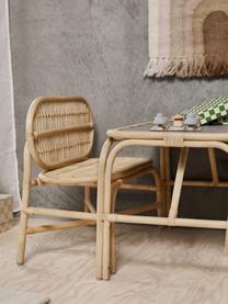 Handgefertigte Kindersitzbank Nana Mini aus Rattan, Rattan, Beige, B 60 x T 33 cm