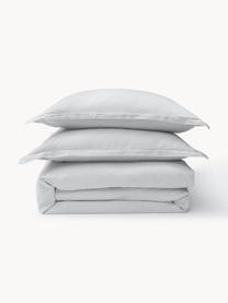 Ropa de cama de lino lavado Nature, Lino mixto
(52% lino, 48% algodón)

Densidad de hilo 108 TC, calidad estándar

Las prendas de lino mixto absorben hasta 35% de humedad intercambiandola con el ambiente, se seca muy rápido y tiene un agradable efecto refrescante para las noches de verano. Además su alta resistencia a la abrasión hace que el lino sea muy duradero, Gris claro, Cama 80 cm (135 x 200 cm), 2 pzas.