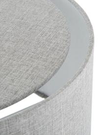 Lámpara de mesa Ron, Pantalla: textil, Cable: plástico, Gris, Ø 30 x Al 35 cm