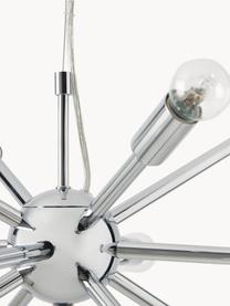 Lampada a sospensione Spike, Paralume: metallo cromato, Baldacchino: metallo cromato, Cromo, Ø 50 x Alt. 52 cm