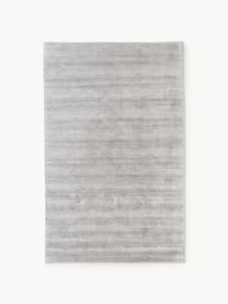 Tapis en viscose tissé main Jane, Gris clair, larg. 160 x long. 230 cm (taille M)