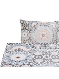 Sábana encimera Bohemia, Algodón
El algodón da una sensación agradable y suave en la piel, absorbe bien la humedad y es adecuado para personas alérgicas, Blanco, tonos azules y rosas, Cama 180/200 cm (260 x 270 cm)