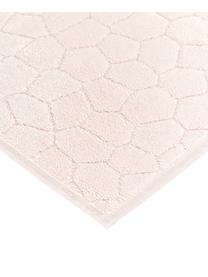 Tappeto bagno Stone, 100% cotone, Rosa chiaro, Larg. 50 x Lung. 70 cm