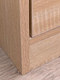 Table de chevet avec tiroir Wohnling, Bois de chêne