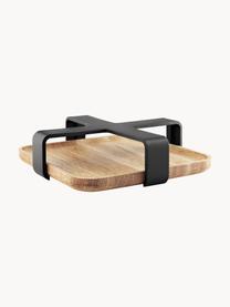 Serviettenhalter Nordic Kitchen aus Bambus, Bambus, Kunststoff

Dieses Produkt wird aus nachhaltig gewonnenem, FSC®-zertifiziertem Holz gefertigt., Braun, Schwarz, B 19 x H 5 cm