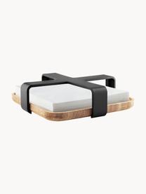 Serviettenhalter Nordic Kitchen aus Bambus, Bambus, Kunststoff

Dieses Produkt wird aus nachhaltig gewonnenem, FSC®-zertifiziertem Holz gefertigt., Braun, Schwarz, B 19 x H 5 cm