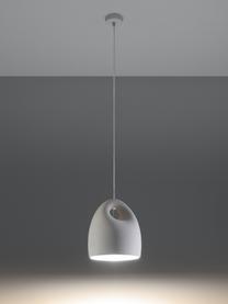 Petite suspension en céramique Sativa, Blanc cassé, Ø 20 x 26 cm