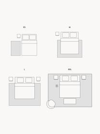 Handgeweven wollen vloerkleed Amaro, Bovenzijde: 100 % wol, Onderzijde: 100 % katoen Bij wollen v, Zwart, crèmewit, B 200 x L 300 cm (maat L)