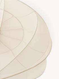 Deckenleuchte Beau aus Netzstoff, Lampenschirm: Textil, Baldachin: Metall, pulverbeschichtet, Hellbeige, Ø 60 x H 29 cm